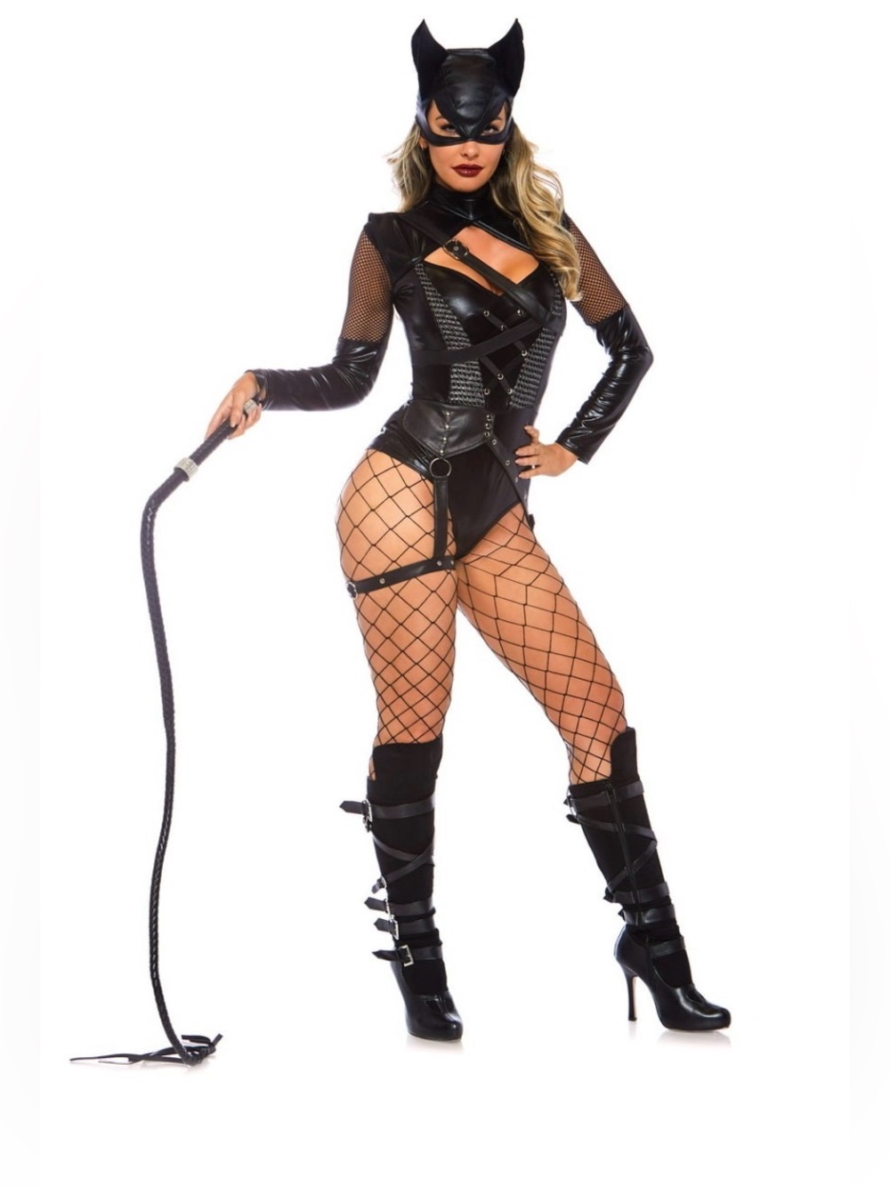 Leg Avenue’s Villainess Vixen Halloween Costume Catwoman Superhero, Brand New